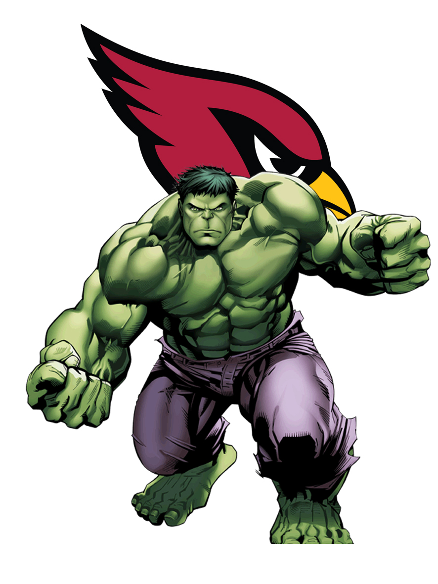 Arizona Cardinals Hulk Logo vinyl decal